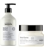 L'OREAL l DX シャンプー &マスク セット Amazon.com: L'Oréal Professionnel Paris Metal Detox Shampoo, Mask